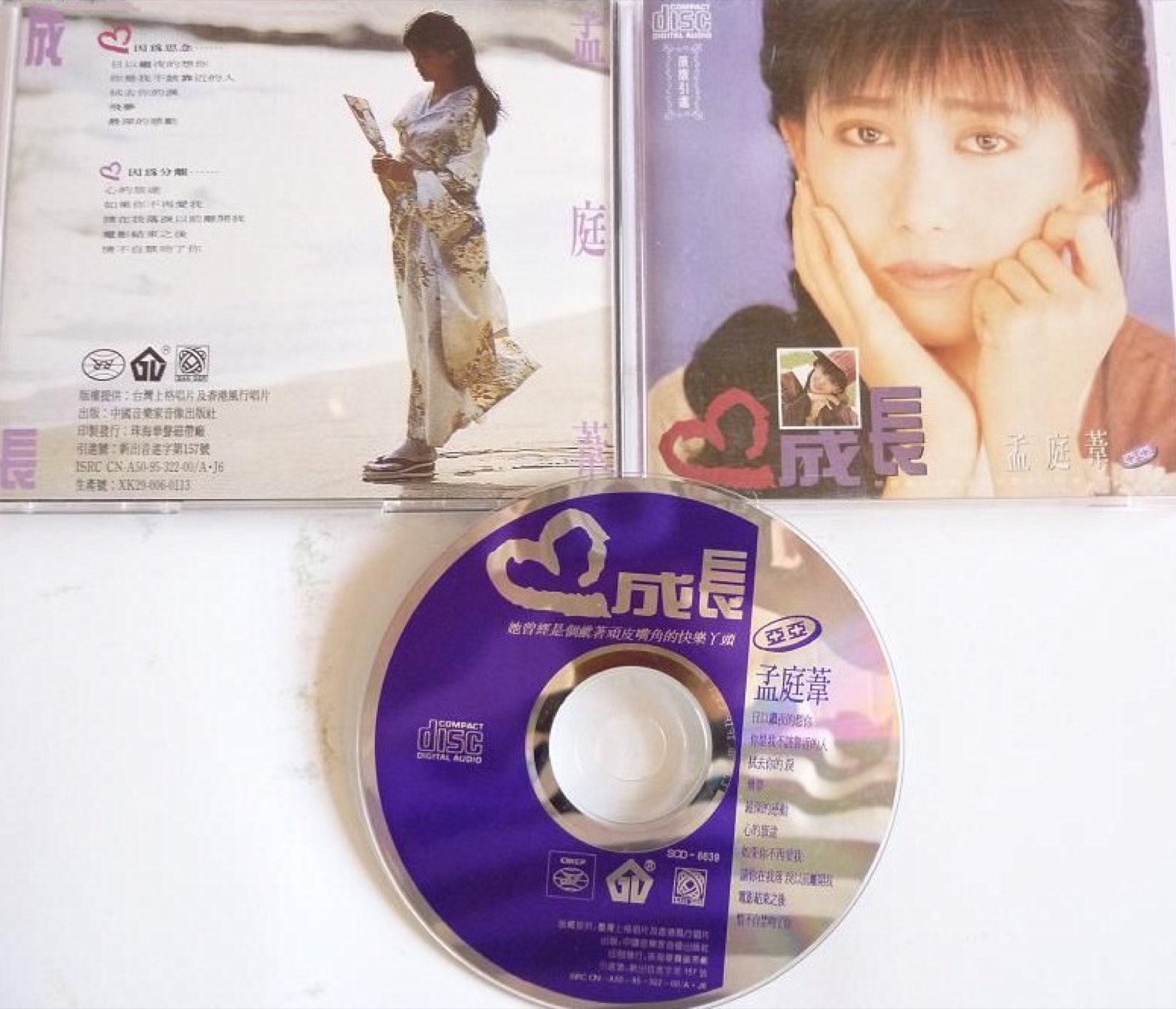 1990 成長 專輯封底