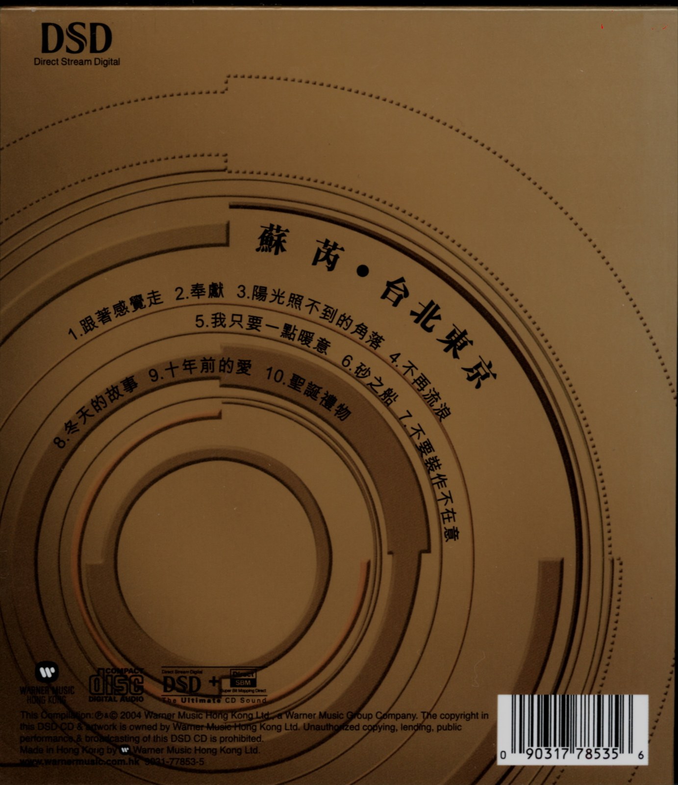 1988 臺北 東京 專輯封底