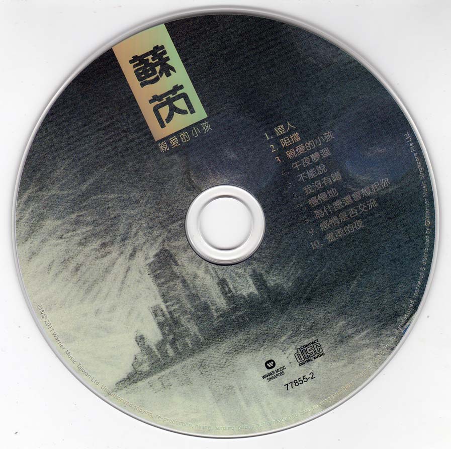 2011 親愛的小孩 光碟片