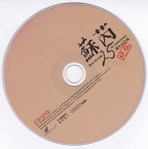 2007 25周年紀念輯 光碟片